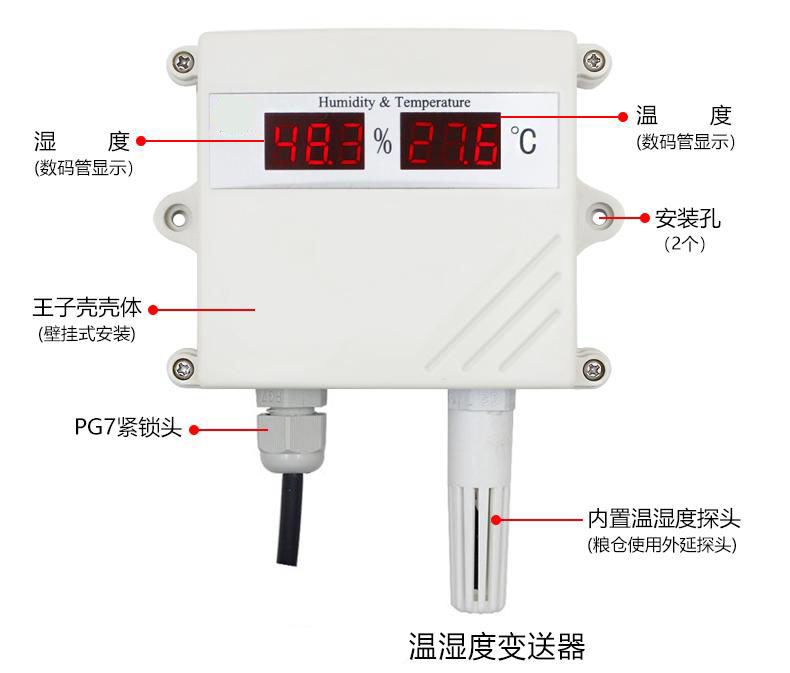 溫濕度樱桃视频大全免费高清版用於糧庫的在線監控